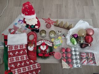 Adornos Navideños Cristal y Plástico