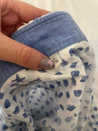 Camisa estampada motivos marinos