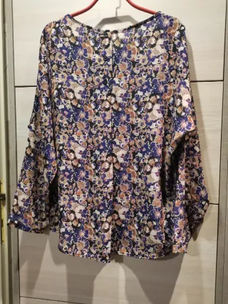 Blusa donna fantasia floreale nr 145