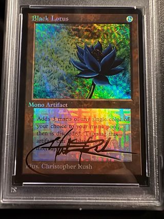 Black Lotus Firmado Christopher Rush
