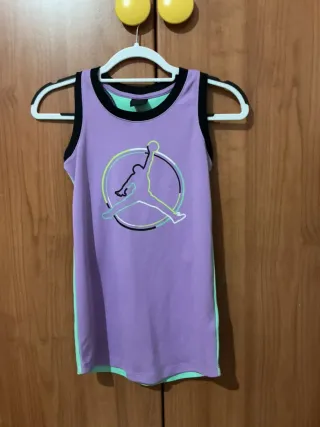 Canotta sportiva Jordan verde multicolor