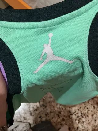 Canotta sportiva Jordan verde multicolor