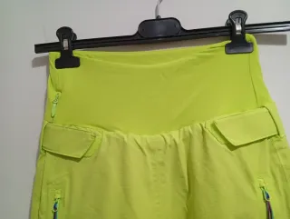 Pantaloni sci Salomon donna verdi