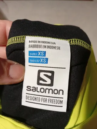 Pantaloni sci Salomon donna verdi
