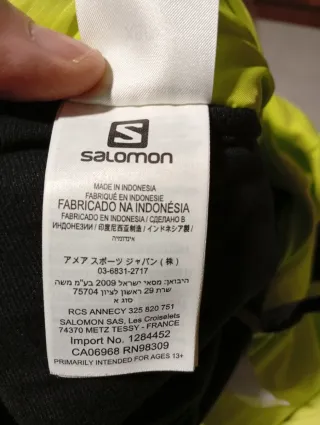 Pantaloni sci Salomon donna verdi