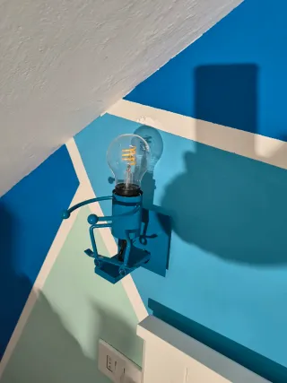 Applique cameretta bambini azzurro