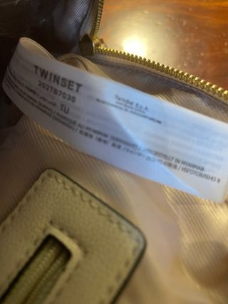 Borsa Twinset pelle beige