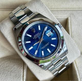 Rolex Datejust Esfera Azul Acero Inoxidable