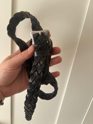 Cintura J.M Davidson intrecciata nera