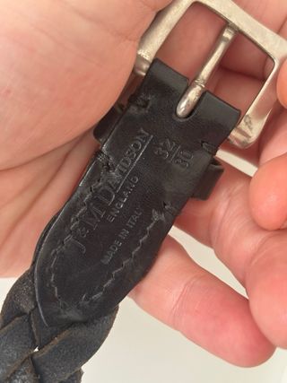 Cintura J.M Davidson intrecciata nera