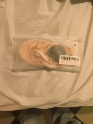 Zapatillas de ballet beige