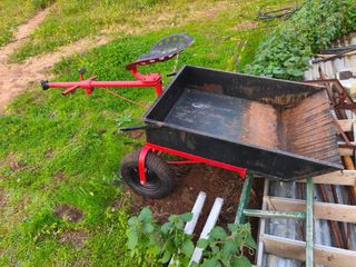 Remolque para motoazada con asiento
