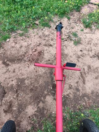 Remolque para motoazada con asiento