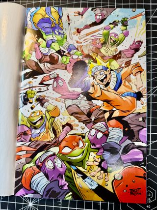 TMNT x Naruto #3 Brett Bean Exclusive Ltd. 600