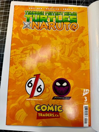 TMNT x Naruto #3 Brett Bean Exclusive Ltd. 600