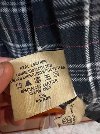 Giubbino biker in vera pelle vintage nera