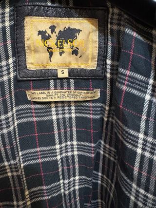 Giubbino biker in vera pelle vintage nera