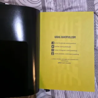 Diario scolastico Juventus originale nuovo