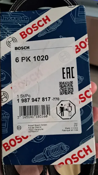 Correa de alternador Bosch 6 PK 1020