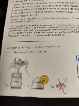 Sacaleches Manual Philips Avent Natural