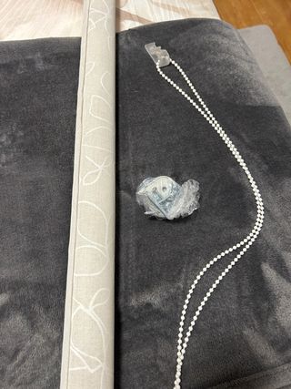 Estore floral crema tela 1,60cm ancho