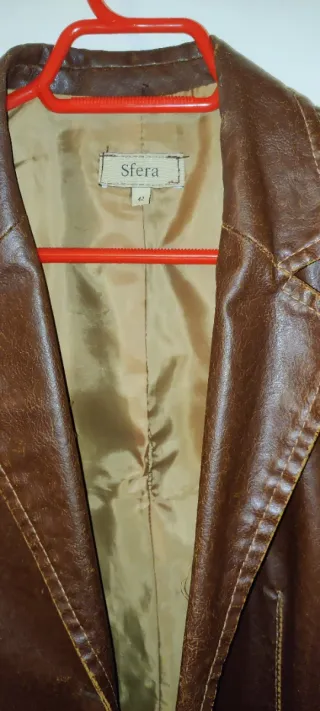 Americana efecto piel Sfera marrón