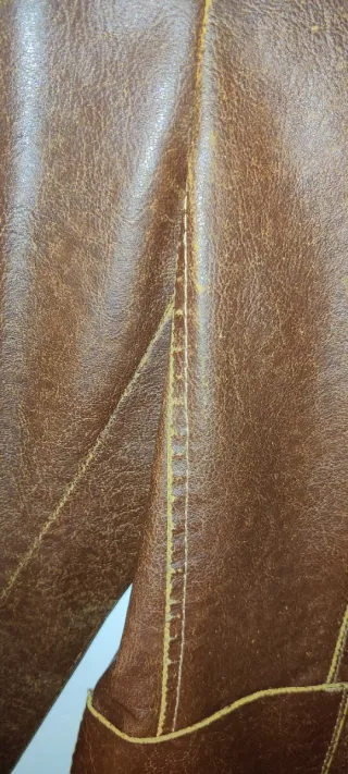 Americana efecto piel Sfera marrón