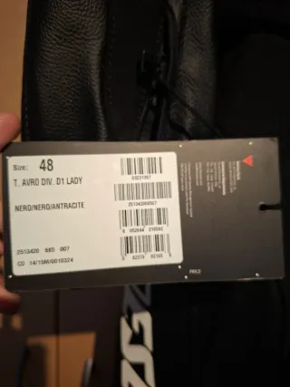 Mono Dainese Avro D1 Lady Talla 48 Divisible,NUEVO