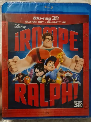 Rompe Ralph Blu-Ray 3D + Blu-Ray 2D Español