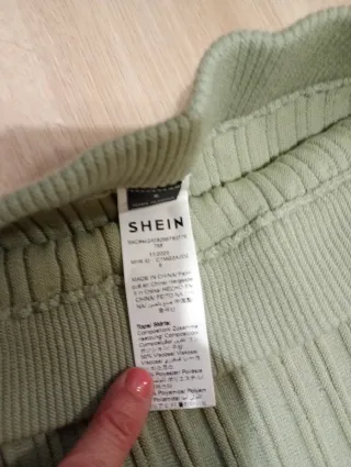 Falda larga acampanada verde