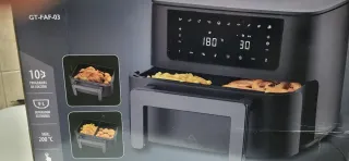 Freidora de Aire Dual Ambiano GT-FAF-03