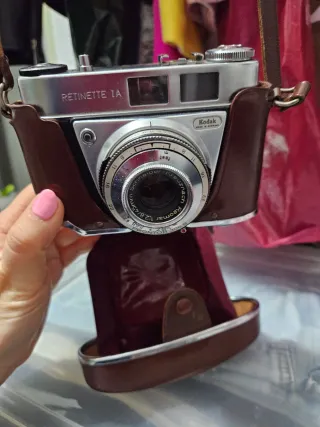 Cámara Kodak Retinette 1A Vintage Marrón