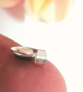 Colgante Ónix Negro Plata Ley 925