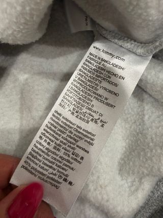 Felpa Tommy Jeans Grigia XS