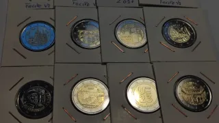 Lote 18 monedas de EUROS y CONMEMORATIVAS ... S/C