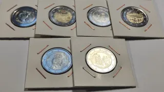 Lote 18 monedas de EUROS y CONMEMORATIVAS ... S/C