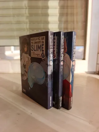 Aquella vez que me convertí en slime manga 1, 2, 3
