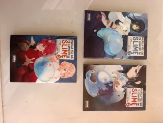Aquella vez que me convertí en slime manga 1, 2, 3