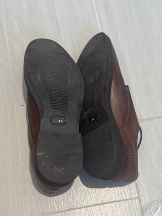Zapatos de Piel Marrones Hombre