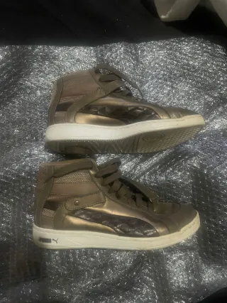 Zapatos Puma Mujer Marrón Dorado