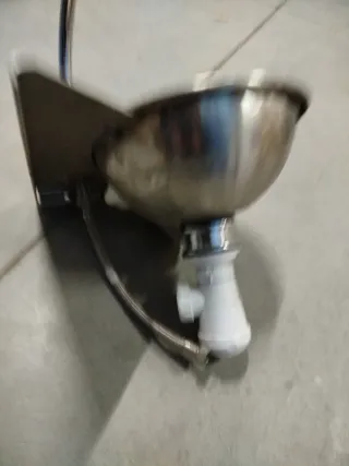Lavabo o fregadera pequeño metal congrifoaceroinox