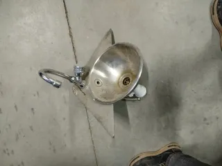 Lavabo o fregadera pequeño metal congrifoaceroinox