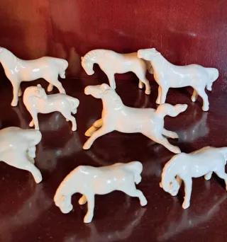 Figuras de Caballitos de Cerámica