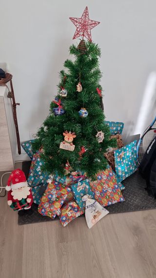 Árbol Navidad + Luces LED Multicolor