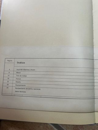 Catálogo Audi RS 6 Quattro GmbH