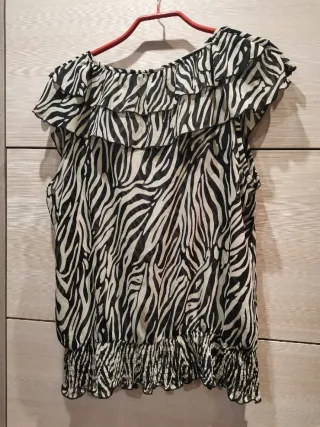Blusa donna fantasia zebra nr 146