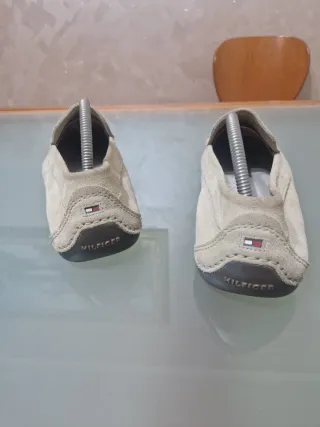 Mocassini Tommy Hilfiger Beige Pelle Scamosciata