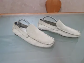 Mocassini Tommy Hilfiger Beige Pelle Scamosciata