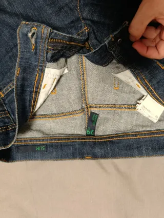 Lote 2 Vaqueros de mujer.Benetton