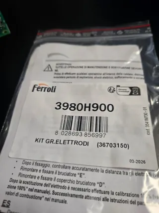 Ferroli Caldera Placa Electrónica Kit central
